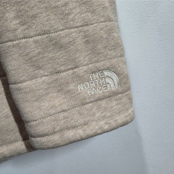 North Face Jacket Womens XL Beige Caroluna II Hooded Sherpa Fleece Lined Coat - Picture 4 of 11